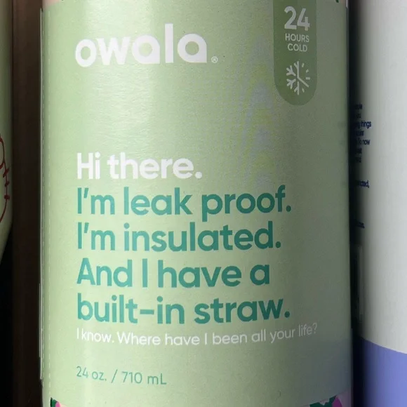 "Tea Time" Rose Floral Owala - 24 oz Freesip - Limited Edition UO Color - Picture 5 of 5